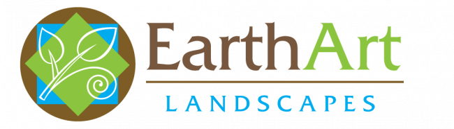 EarthArt Landscapes logo with green leaf design.